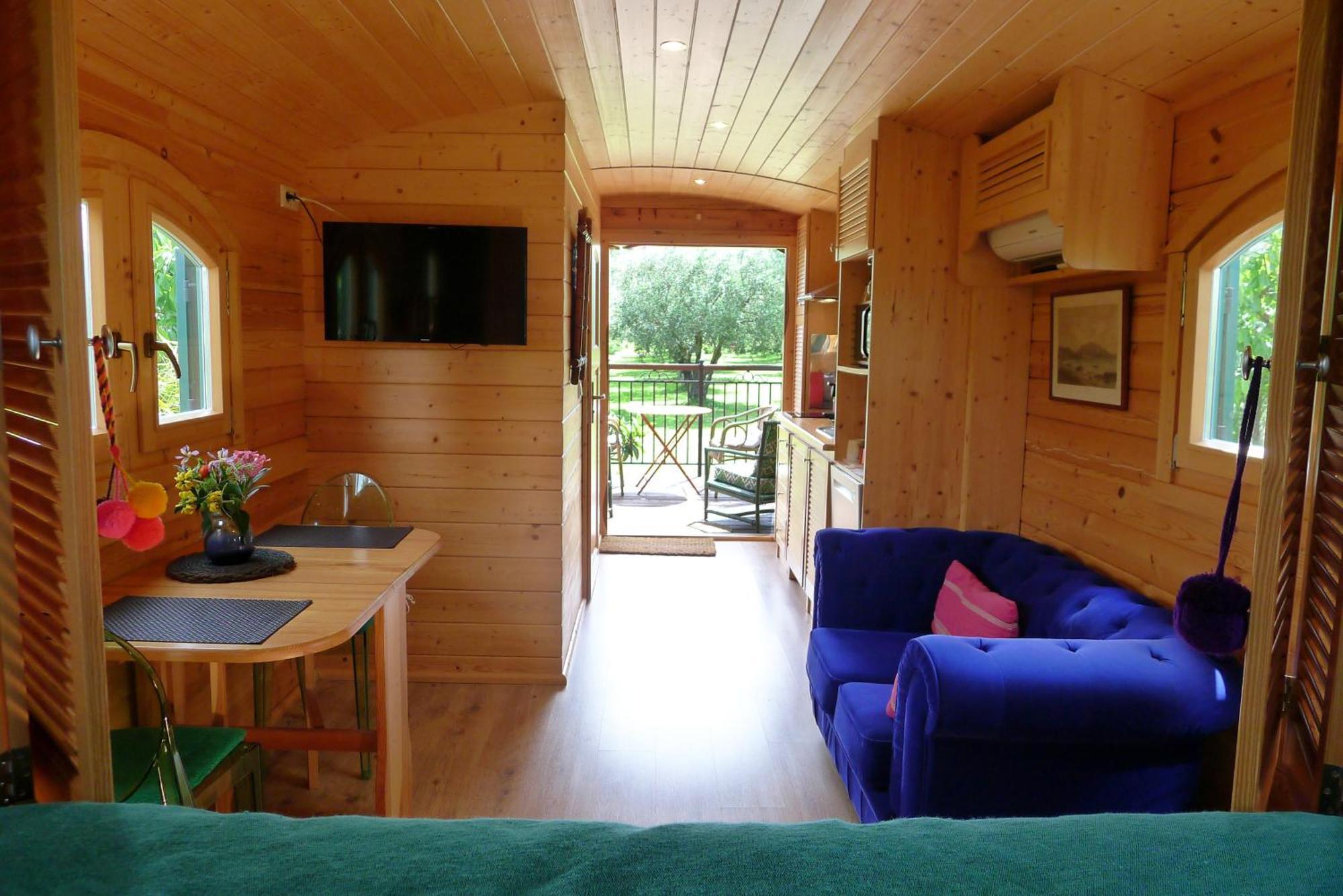 Les Piegonnaises - 2 Roulottes Villa Екстериор снимка